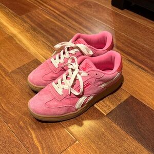 Reebok Pink and White Athletic Shoes